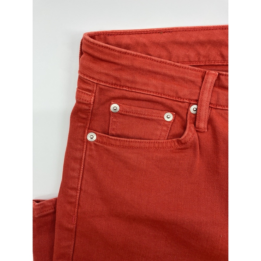Lauren Ralph Lauren premier skinny jeans size 8 inseam 27 Red - Picture 3 of 7